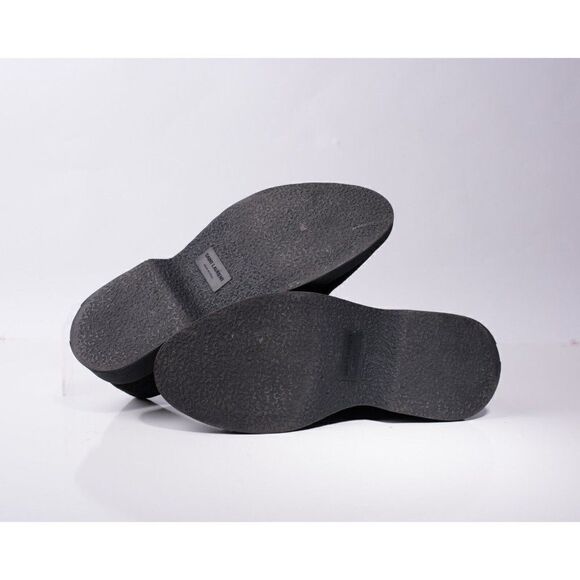 Yves Saint Laurent YSL Women Teddy Suede Creepers Lace Up Shoes Black EU 39 US 9 - Picture 8 of 9